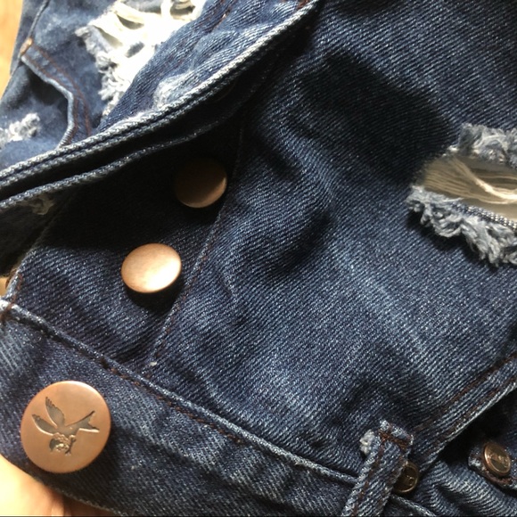 One Teaspoon Bandits Jean Shorts Sz 25 - Picture 4 of 10